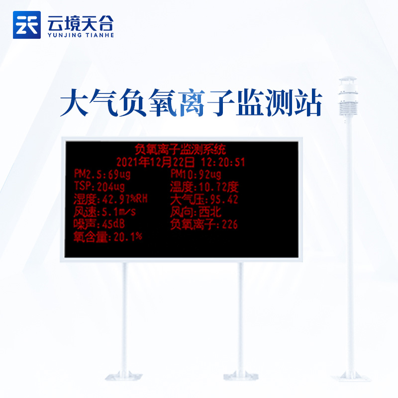 大氣負離子監測系統在環境監測中的應用